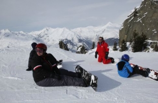 Vacaciones snowboard paradiski con la ESF